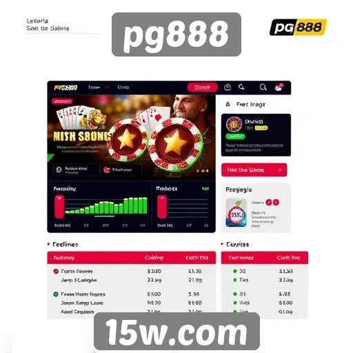 Análise da interface do usuário no site pg888
